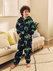 Multi Fluro Marble Fleece All-In-One (3-16yrs) - Image 1 of 7