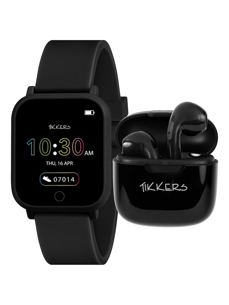 Peers Hardy Tikkers Teen Series 10 Black Smart Watch and Earbuds Set - Image 1 of 8