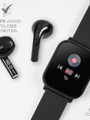 Peers Hardy Tikkers Teen Series 10 Black Smart Watch and Earbuds Set - Image 4 of 8