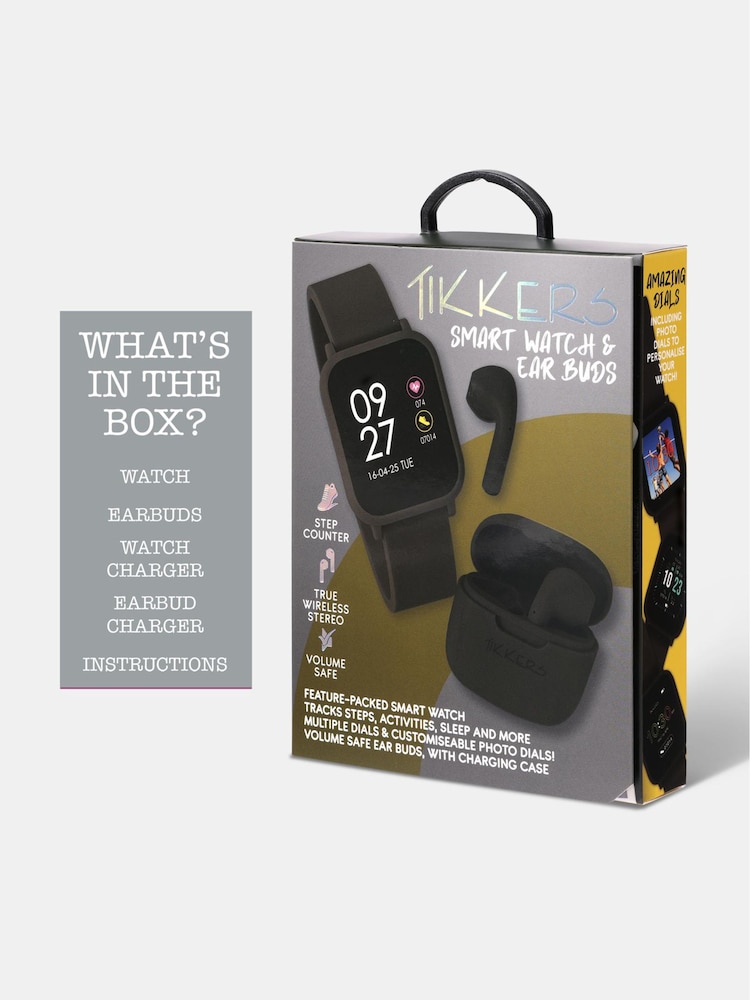 Peers Hardy Tikkers Teen Series 10 Black Smart Watch and Earbuds Set - Image 8 of 8