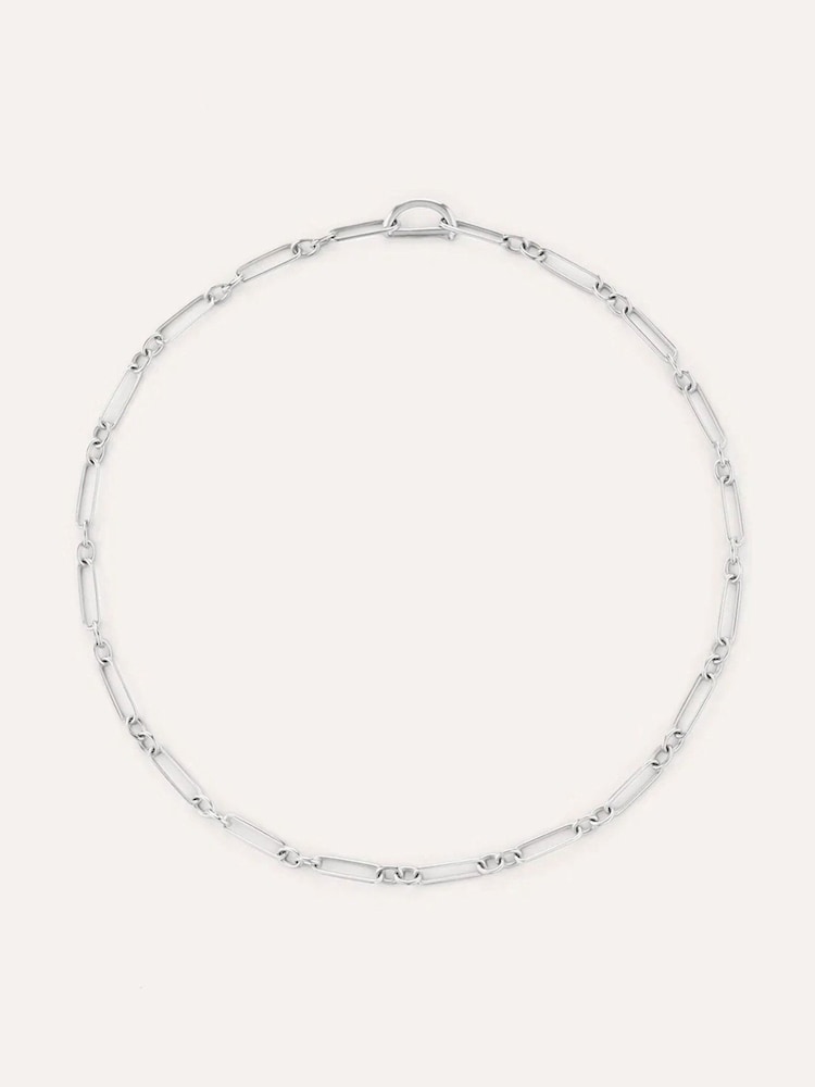 Dinny Hall Sterling Silver Trombone Chain Necklace - Image 1 of 3 Dinny Hall Sterling Silver Trombone Chain Necklace - Image 1 of 3