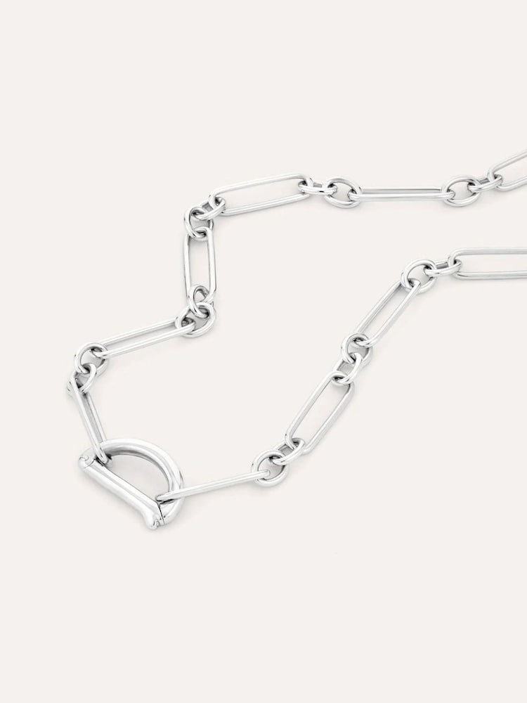 Dinny Hall Sterling Silver Trombone Chain Necklace - Image 3 of 3 Dinny Hall Sterling Silver Trombone Chain Necklace - Image 3 of 3