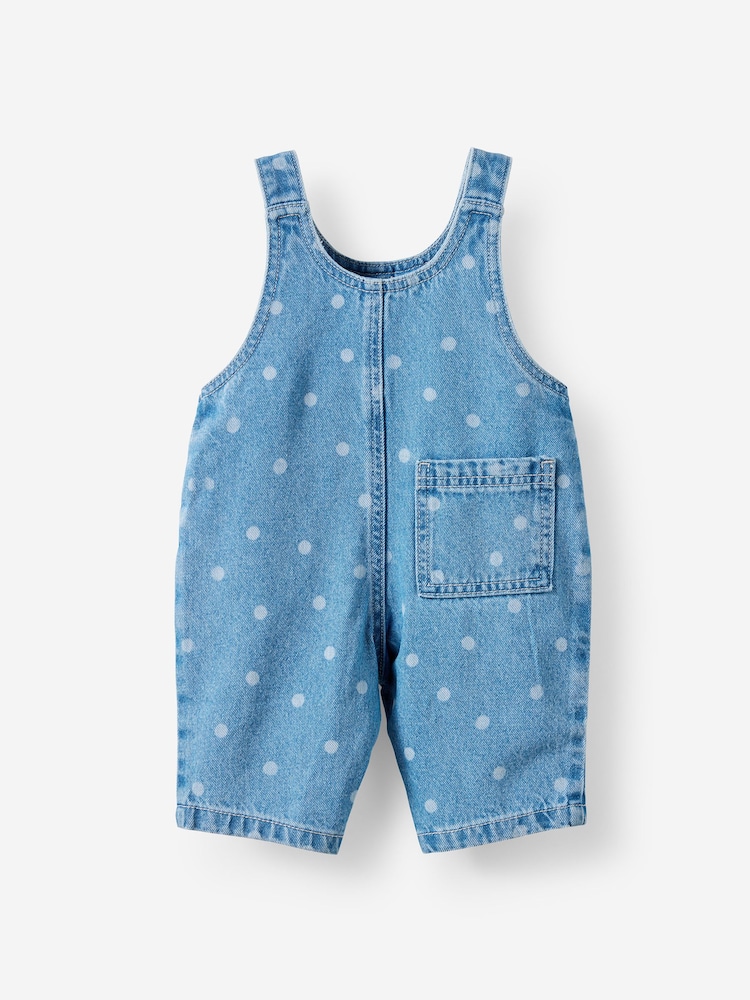 Cotton On Blue Aspen Denim Overall Bodysuit - Image 2 of 3