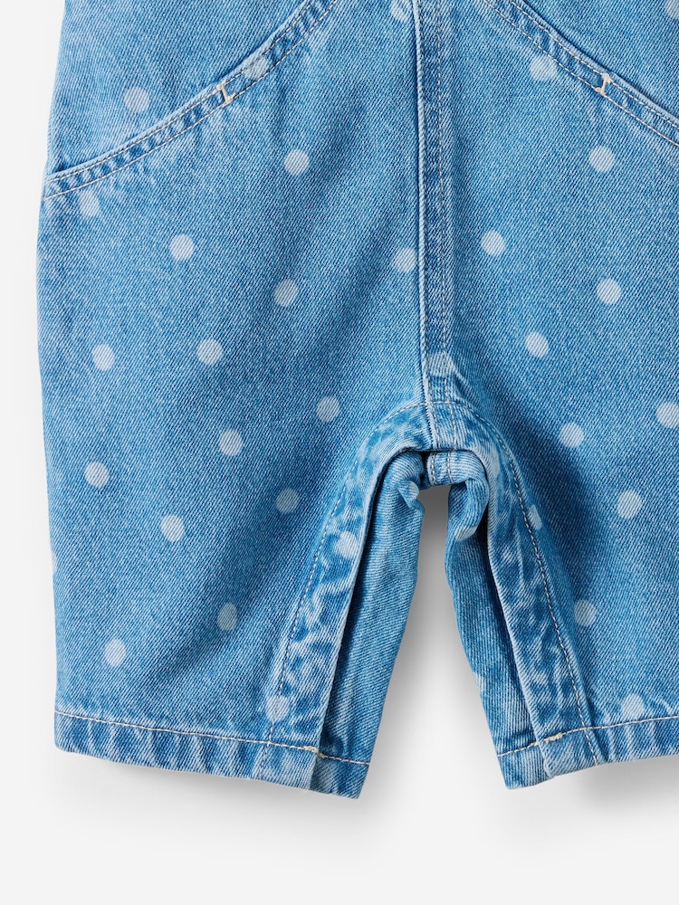 Cotton On Blue Aspen Denim Overall Bodysuit - Image 3 of 3