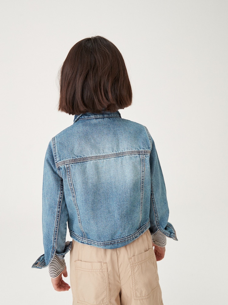 Mid Blue Western 100% Cotton Jacket (3-16yrs) - Image 3 of 9