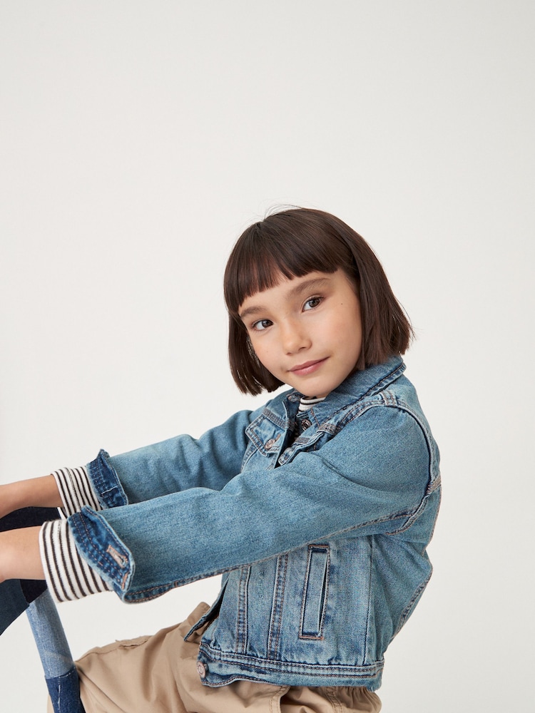 Mid Blue Western 100% Cotton Jacket (3-16yrs) - Image 4 of 9