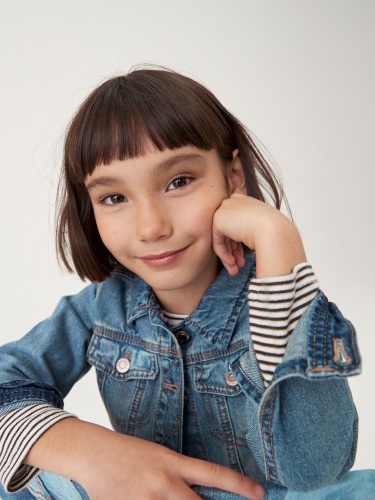 Mid Blue Western 100% Cotton Jacket (3-16yrs) - Image 5 of 9