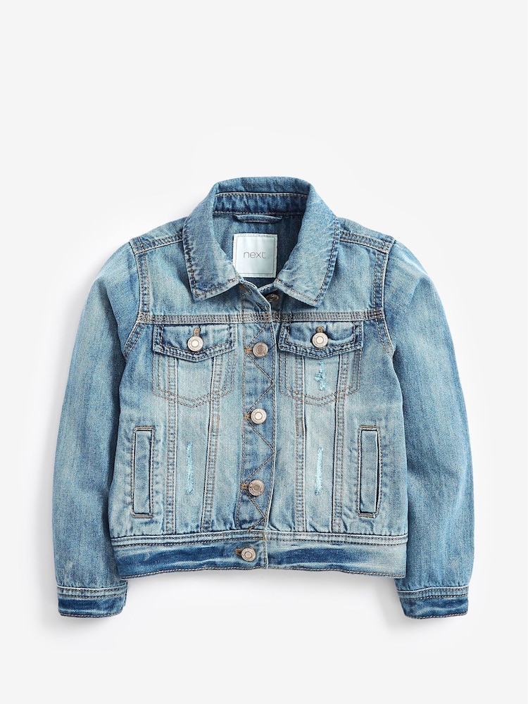 Mid Blue Western 100% Cotton Jacket (3-16yrs) - Image 7 of 9