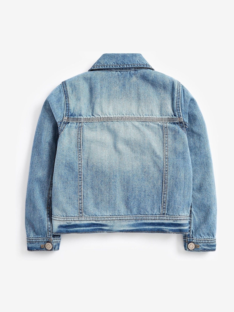 Mid Blue Western 100% Cotton Jacket (3-16yrs) - Image 8 of 9