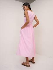 Nobodys Child Pink Cora Midi Dress - Image 2 of 5