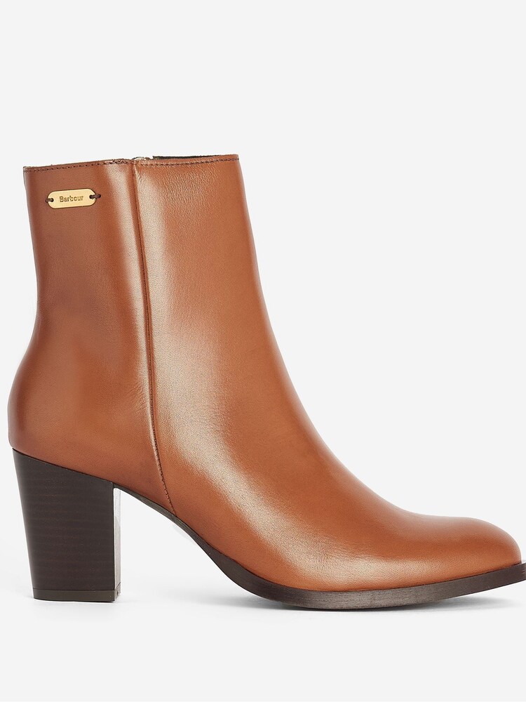 Barbour® Tan Brown Amelia Leather Heeled Chelsea Boots - Image 1 of 5