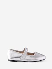 Cotton On Silver Olivia Ballet Flats - Image 1 of 4