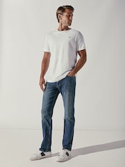 Crew Clothing Blue Parker Straight Jeans - Image 10 of 10