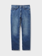 Crew Clothing Blue Parker Straight Jeans - Image 3 of 4