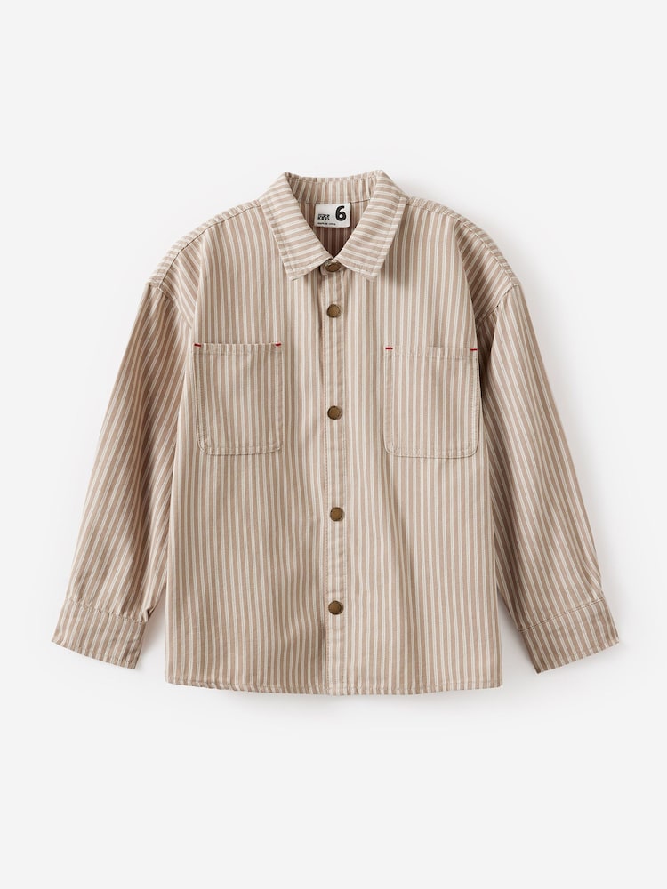 Cotton On Brown Cooper Overshirt - Image 1 of 5