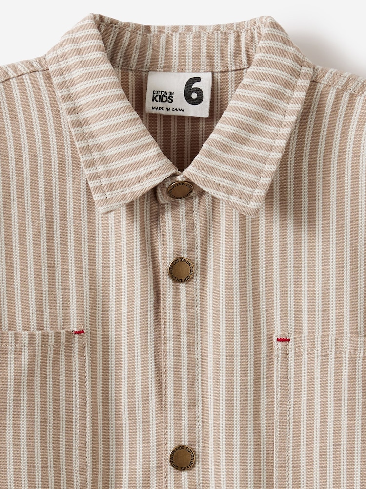 Cotton On Brown Cooper Overshirt - Image 2 of 5