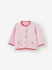 Cotton On Pink Baby Knit Cardigan - Image 1 of 3