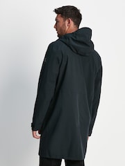 Tog 24 Black Glenton Long Hooded Waterproof Coat - Image 2 of 9