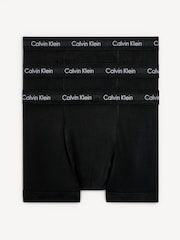 Calvin Klein Black Classic Stretch Trunks 3 Pack Boxers - Image 1 of 6