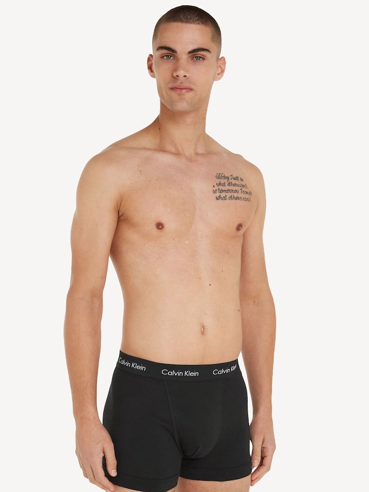 Schwarz - Calvin Klein Classic Trunk-Boxershorts aus Stretchmaterial im 3er-Pack - Bild 2 von 6 Schwarz - Calvin Klein Classic Trunk-Boxershorts aus Stretchmaterial im 3er-Pack - Bild 2 von 6