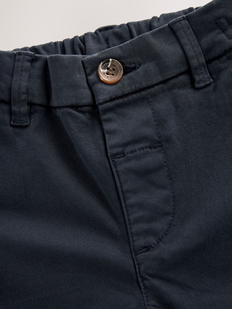 Navy Blue Stretch Chino Trousers (3mths-7yrs) - Image 7 of 7