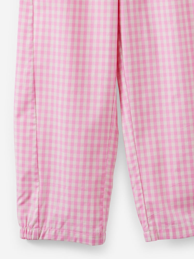 Cotton On Pink Sleep T-Shirt & Poplin Pyjamas Set - Image 3 of 3 Cotton On Pink Sleep T-Shirt & Poplin Pyjamas Set - Image 3 of 3