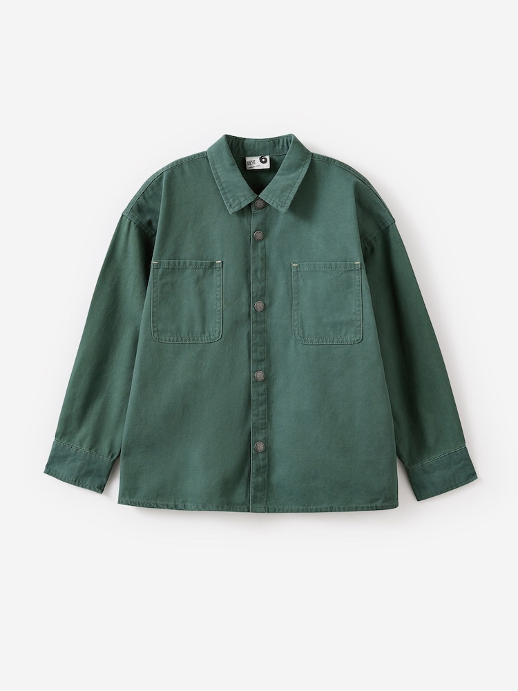 Cotton On Green Cooper Overshirt - Image 1 of 5