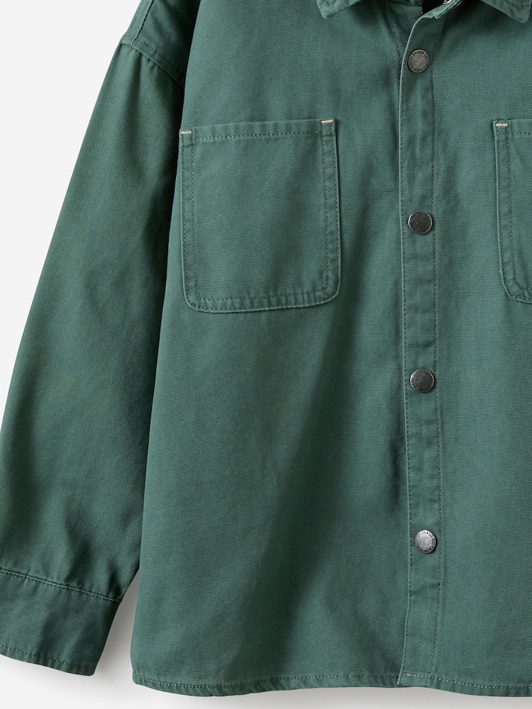 Cotton On Green Cooper Overshirt - Image 5 of 5