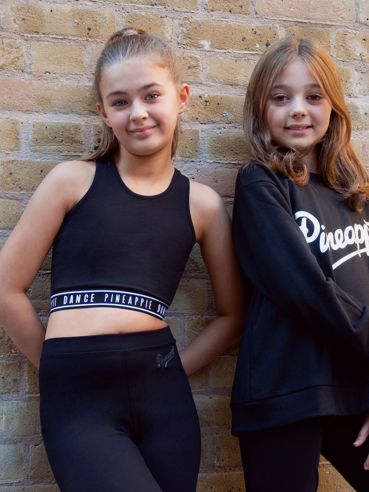 Pineapple Black Logo Girls Sweatshirt - Image 2 of 7