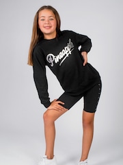 Pineapple Black Logo Girls Sweatshirt - Image 4 of 7
