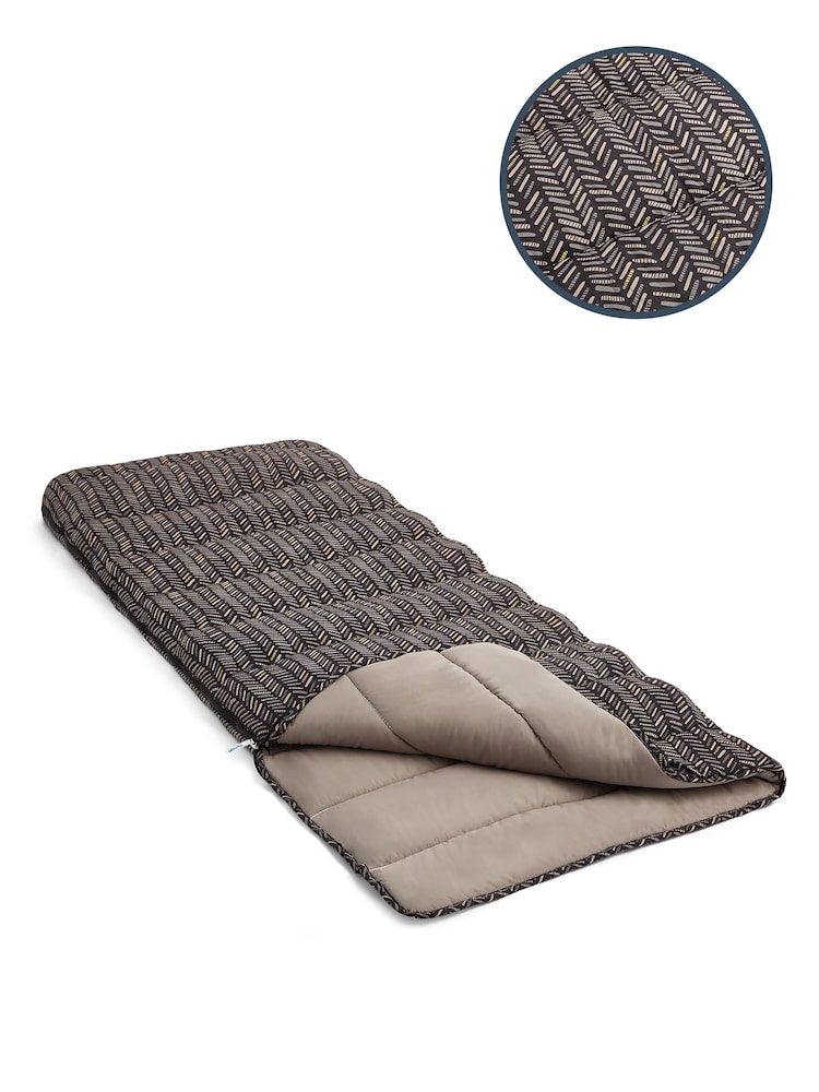 Silentnight Blue Camping Collection Reversible Softfill™ Adult Sleeping Bag - Image 2 of 16
