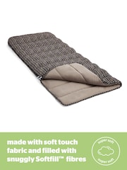 Silentnight Blue Camping Collection Reversible Softfill™ Adult Sleeping Bag - Image 3 of 16