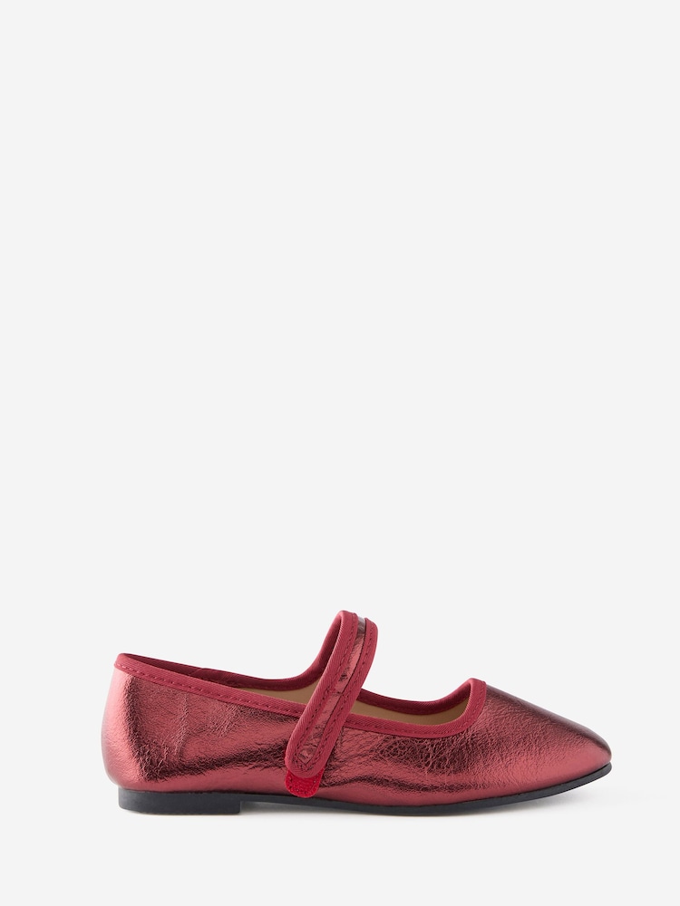 Cotton On Red Olivia Ballet Flats - Image 1 of 4 Cotton On Red Olivia Ballet Flats - Image 1 of 4