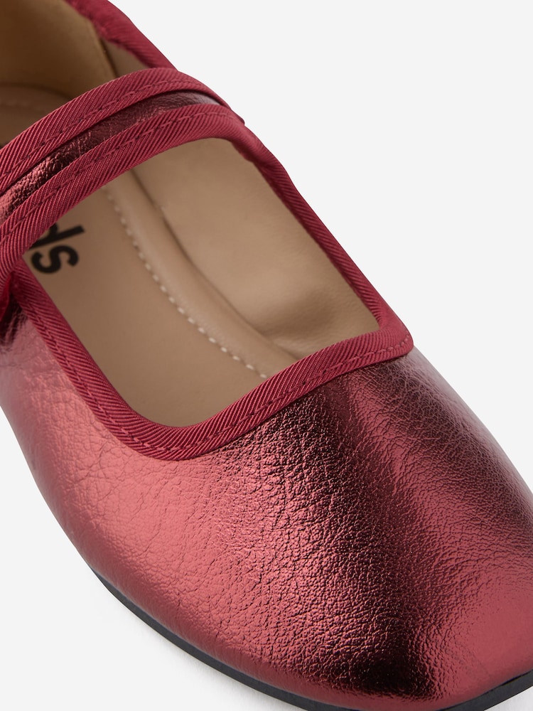 Cotton On Red Olivia Ballet Flats - Image 4 of 4 Cotton On Red Olivia Ballet Flats - Image 4 of 4