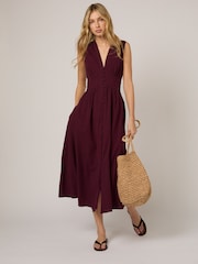 Nobodys Child Sleeveless Starlight Midi Dress - صورة 1 من 5