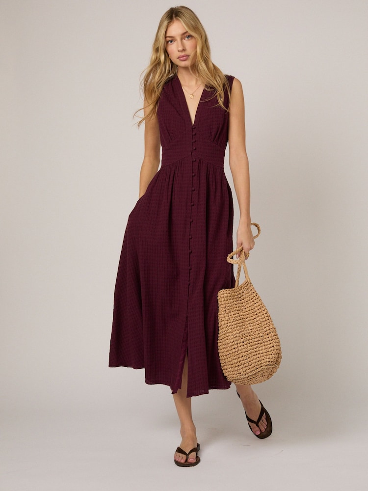 Nobodys Child Sleeveless Starlight Midi Dress - صورة 1 من 5