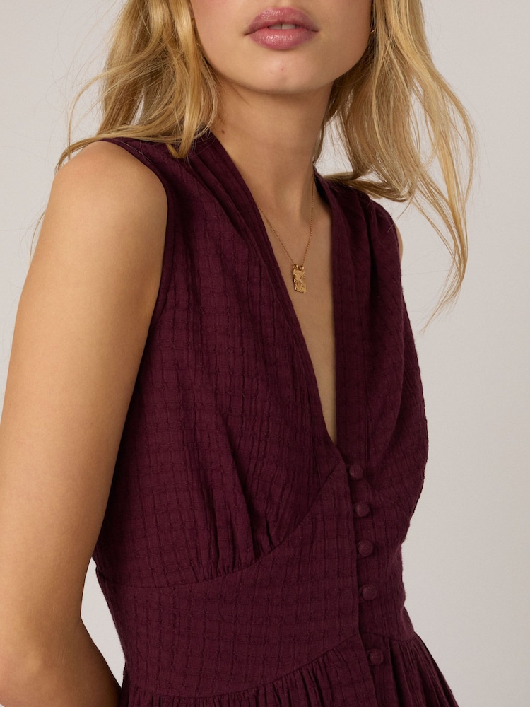 Nobodys Child Sleeveless Starlight Midi Dress - صورة 5 من 5