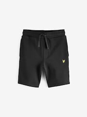 Lyle & Scott Black Boys Jersey 100% Cotton Shorts - Image 3 of 3