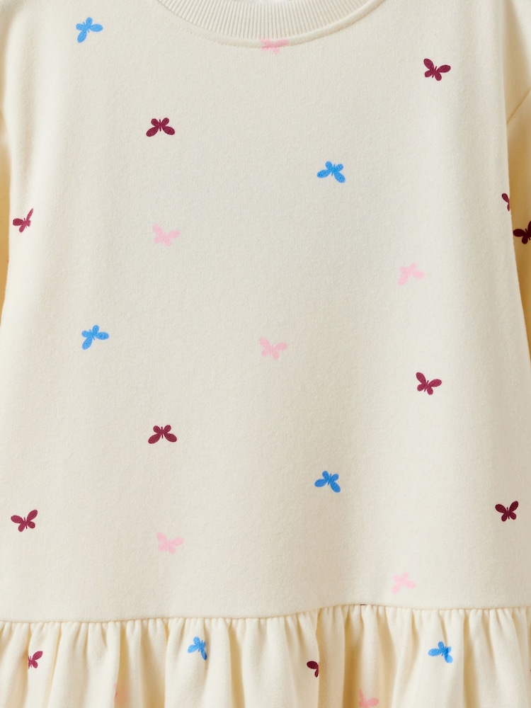 Cotton On Cream Sally Long Sleeve Dress - Image 2 of 3 Cotton On Cream Sally Long Sleeve Dress - Image 2 of 3