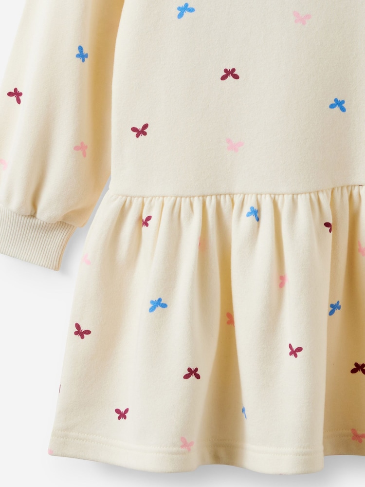 Cotton On Cream Sally Long Sleeve Dress - Image 3 of 3 Cotton On Cream Sally Long Sleeve Dress - Image 3 of 3