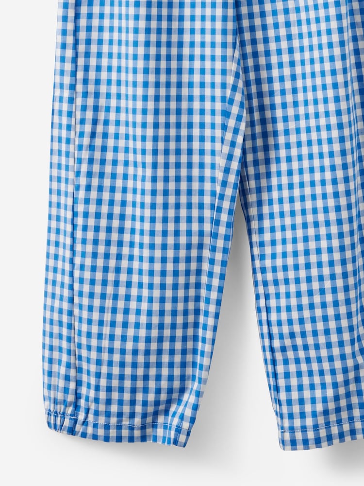 Cotton On Blue Sleep T-Shirt & Poplin Pyjamas Set - Image 3 of 3 Cotton On Blue Sleep T-Shirt & Poplin Pyjamas Set - Image 3 of 3