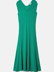 Jigsaw Green Crinkle T-Shirt Jersey Dress - Image 6 of 6