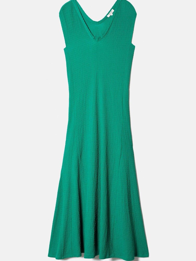 Jigsaw Green Crinkle T-Shirt Jersey Dress - Image 6 of 6