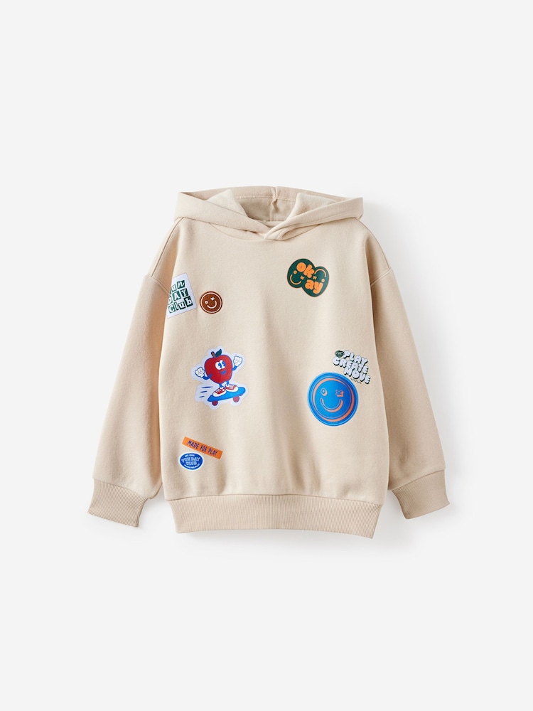 Cotton On Cream Sammy Oversize Hoodie - Image 1 of 3 Cotton On Cream Sammy Oversize Hoodie - Image 1 of 3