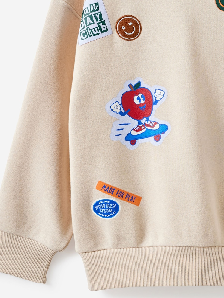 Cotton On Cream Sammy Oversize Hoodie - Image 3 of 3 Cotton On Cream Sammy Oversize Hoodie - Image 3 of 3