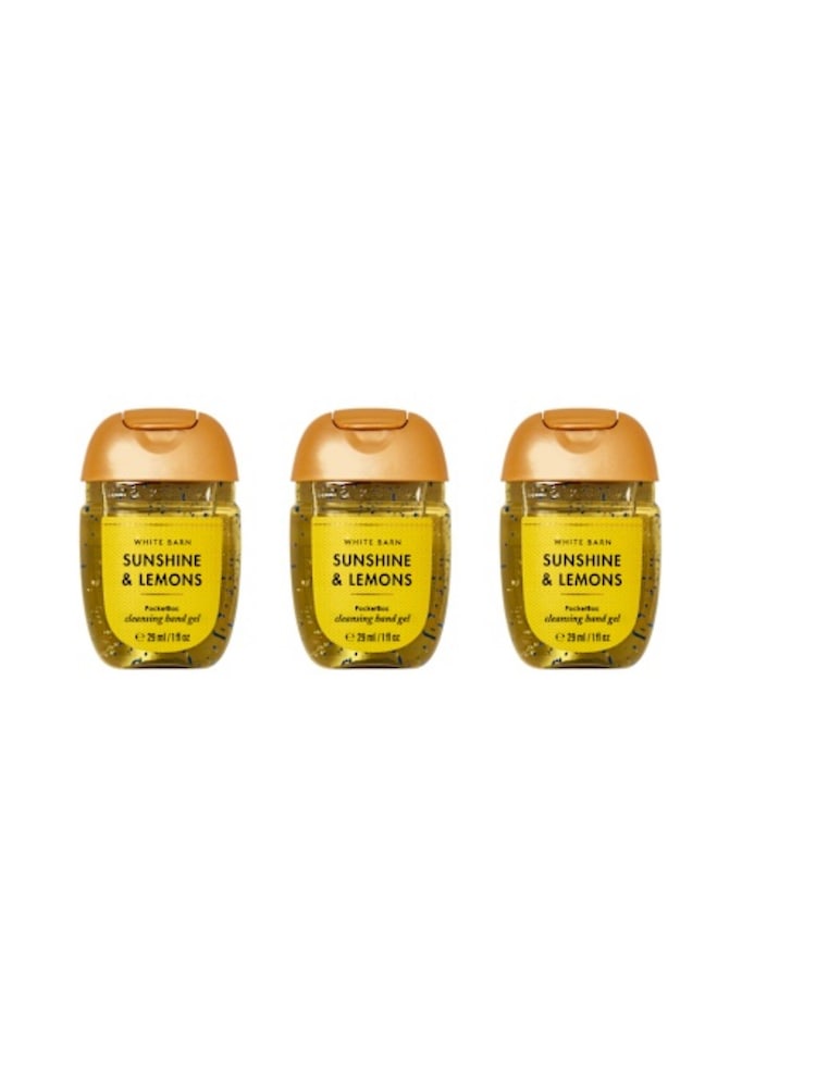 Bath & Body Works Sunshine and Lemons Pocketbac Trio Hand Sanitiser - Image 1 of 2 Bath & Body Works Sunshine and Lemons Pocketbac Trio Hand Sanitiser - Image 1 of 2