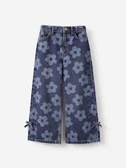 Cotton On Blue Super Wide Leg Denim Jeans - Image 1 of 3
