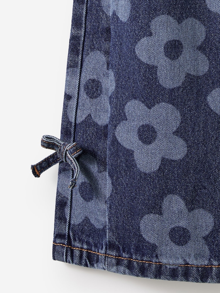 Cotton On Blue Super Wide Leg Denim Jeans - Image 3 of 3