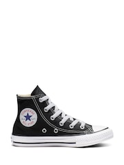 Converse Black/White Chuck Taylor High Top Junior Trainers - Image 11 of 11