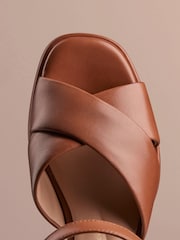 Clarks Brown Suede Ritzy 75 Rae Sandals - Image 2 of 10